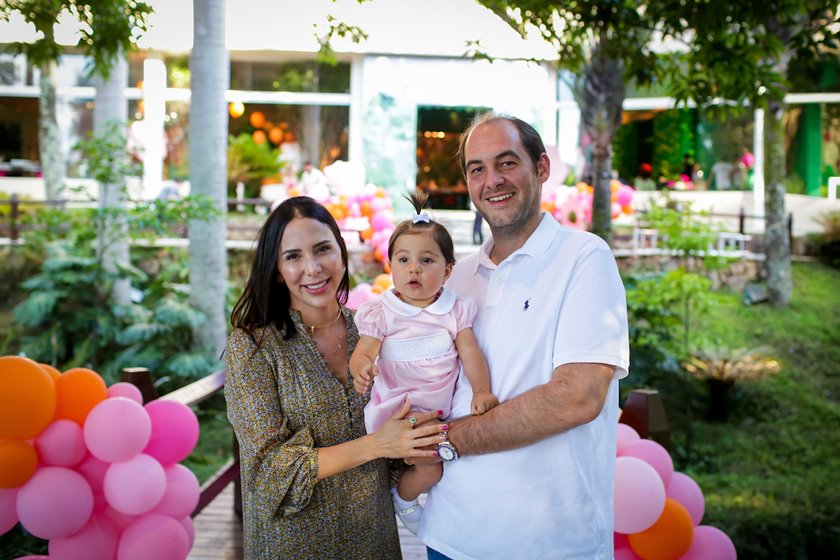 Lívia, Liz e Felipe Medeiros