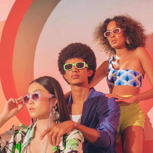 Óculos Emme, da Moon Eyewear em parceria com a Melissa