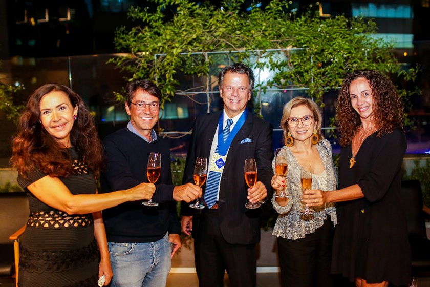 Claudia Meireles, Rafael Badra, Fabiano Cunha Campos, Eliane Ulhôa e Paula Santana