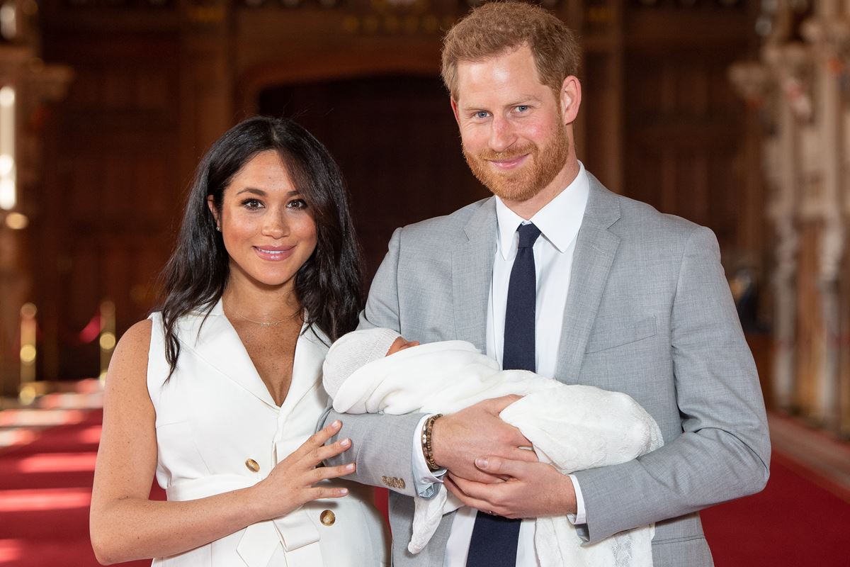 Meghan Markle, príncipe Harry e Archie