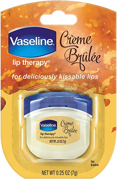 Vaselina para lábios com aroma de <em>crème brûlée</em>