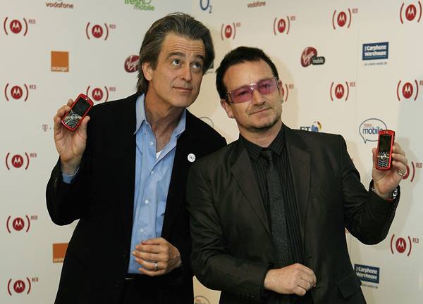 Bobby Shriver e Bono