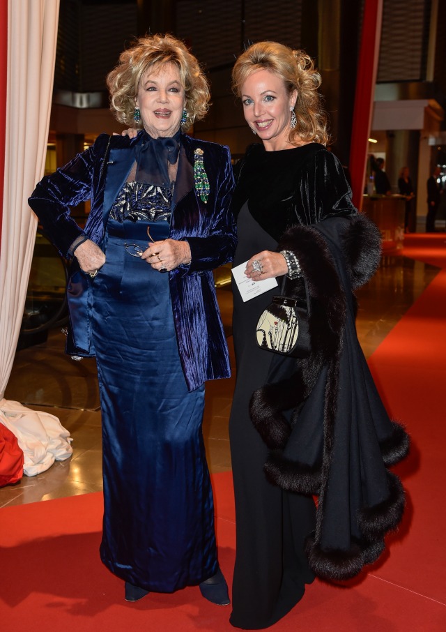 Princesa Camilla com sua mãe, Edoarda Crociani