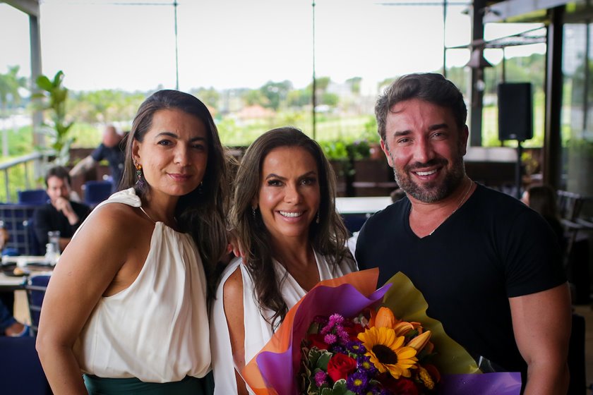 Tatiana Mauriz, Regina Abreu e André Monjardim