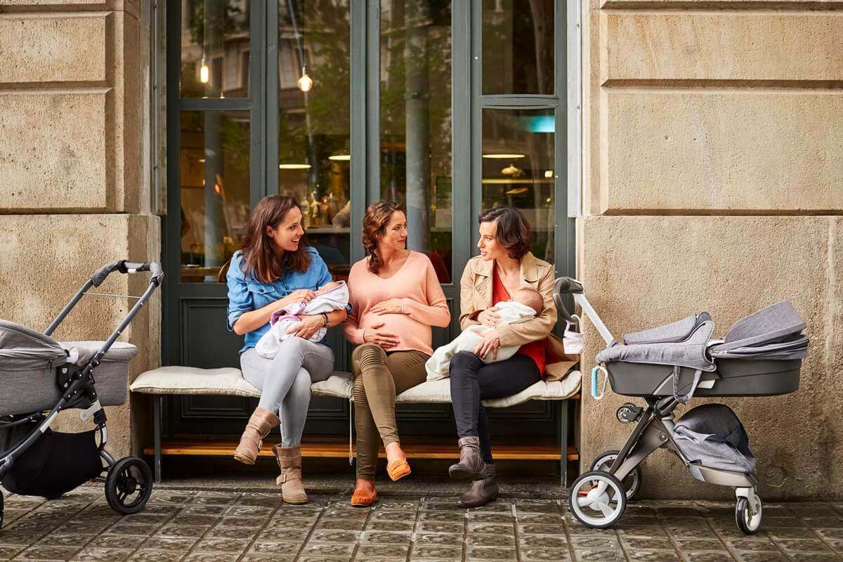 Mulheres grávidas, mães e bebês