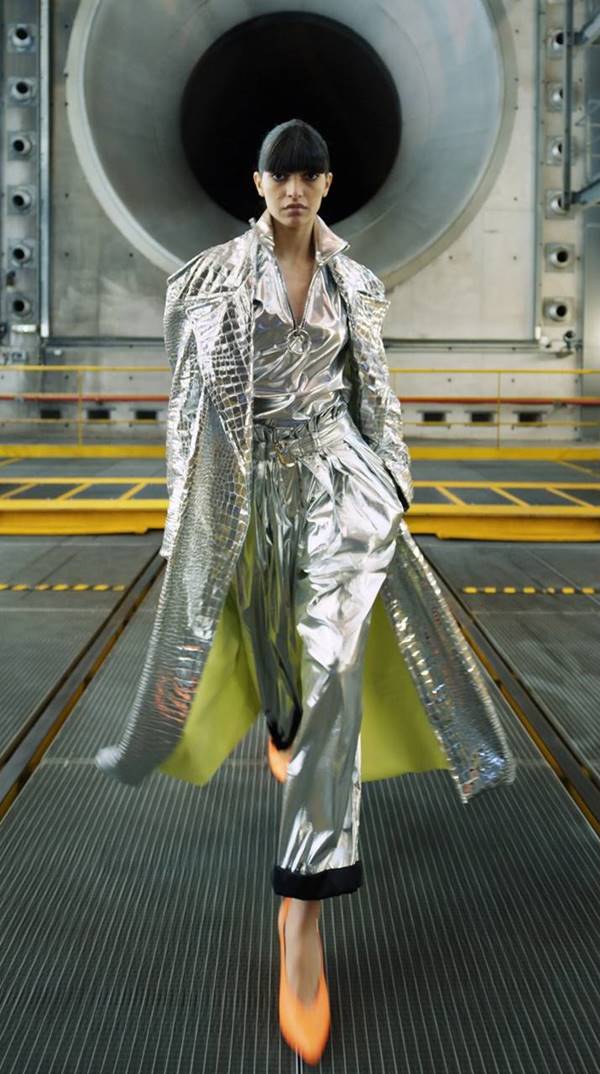 Look da coleção de outono/inverno 2021 prêt-à-porter da Balmain