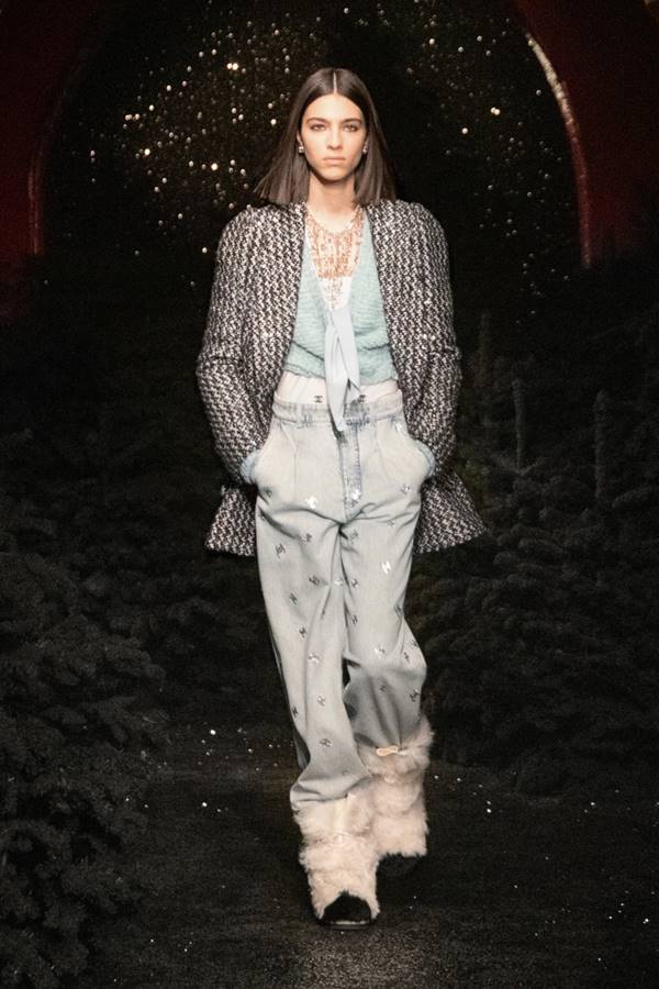 Look da coleção de outono/inverno 2021 prêt-à-porter da Chanel