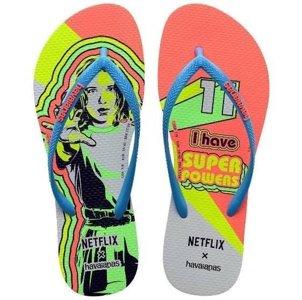 Havaianas inspiradas em Eleven, de Stranger Things