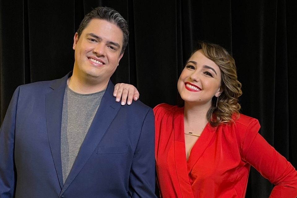 Michel Arouca e Aline Diniz