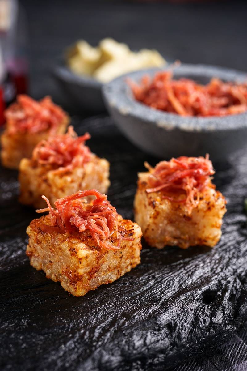 Dadinho de tapioca com queijo coalho da Ao Quadrado