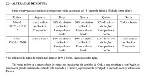 cronograma dos militares