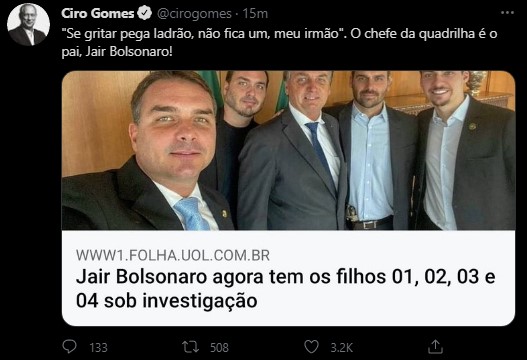 ciro gomes x bolsonaro