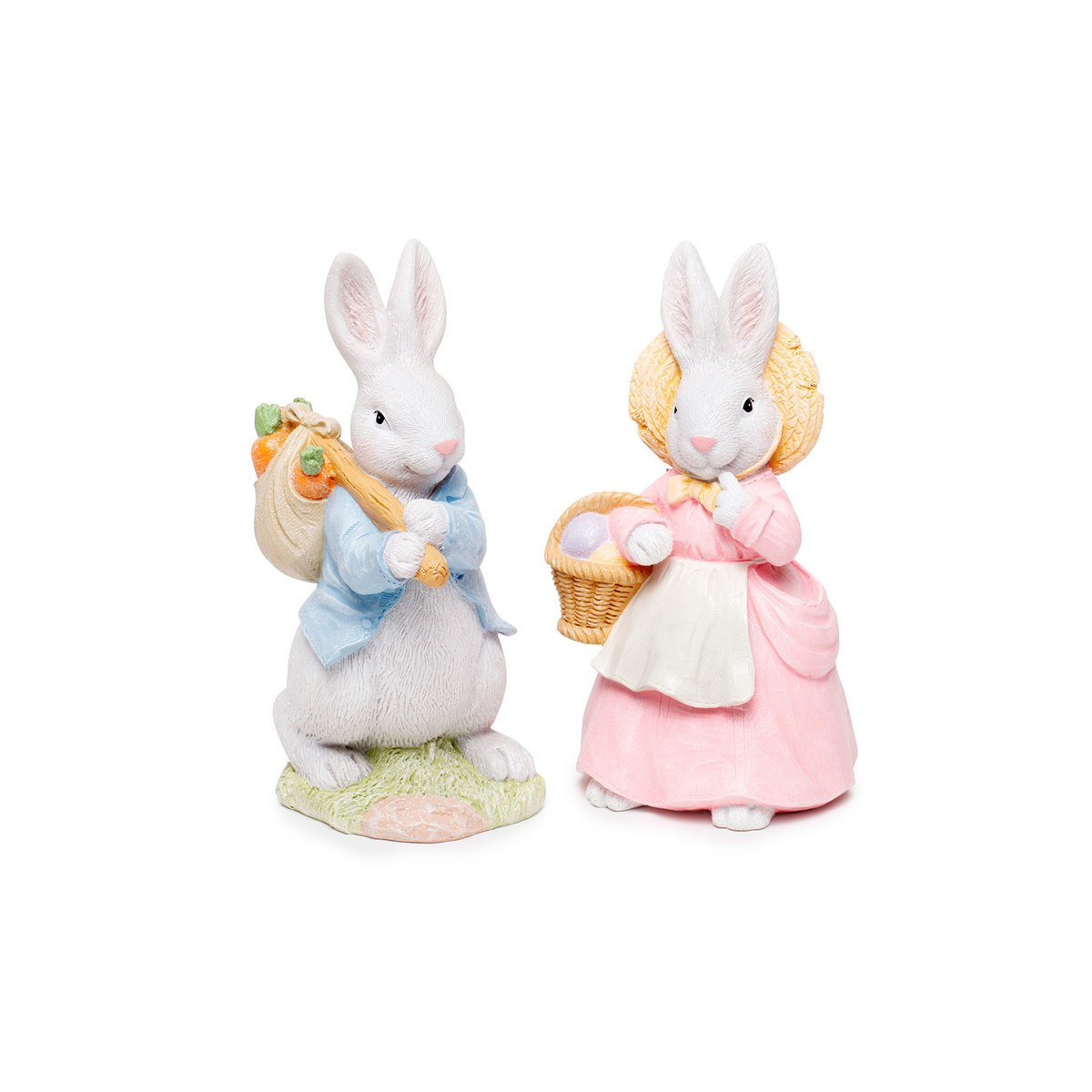 Casal de coelhos, com 20cm