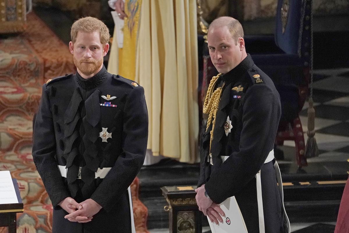 Príncipes Harry e William