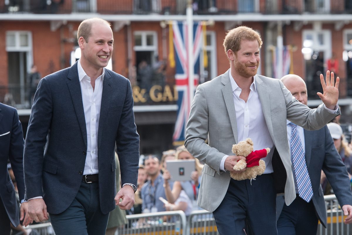 Príncipes Harry e William