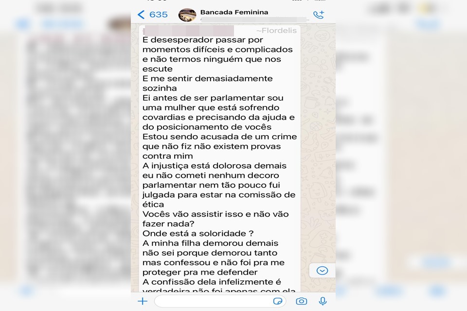 Reprodução de mensagem