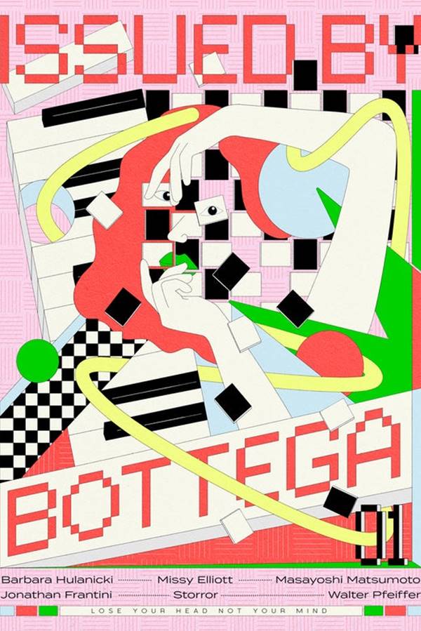 Capa da 1ª edição da revista Issue, da Bottega Veneta