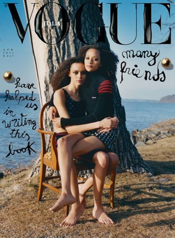 Capa da Vogue Itália de abril de 2021