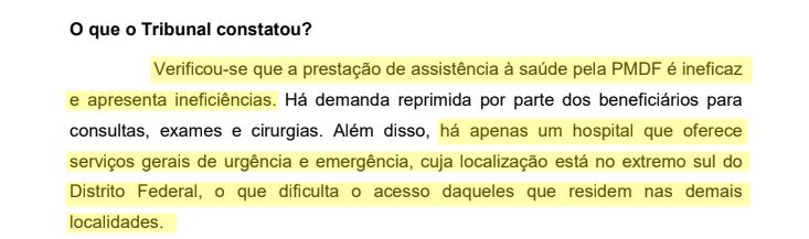 Auditoria TCDF hospital PM