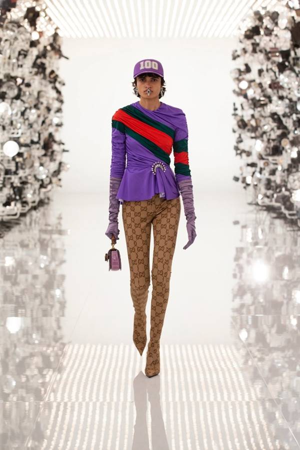 Look da coleção Aria, da Gucci