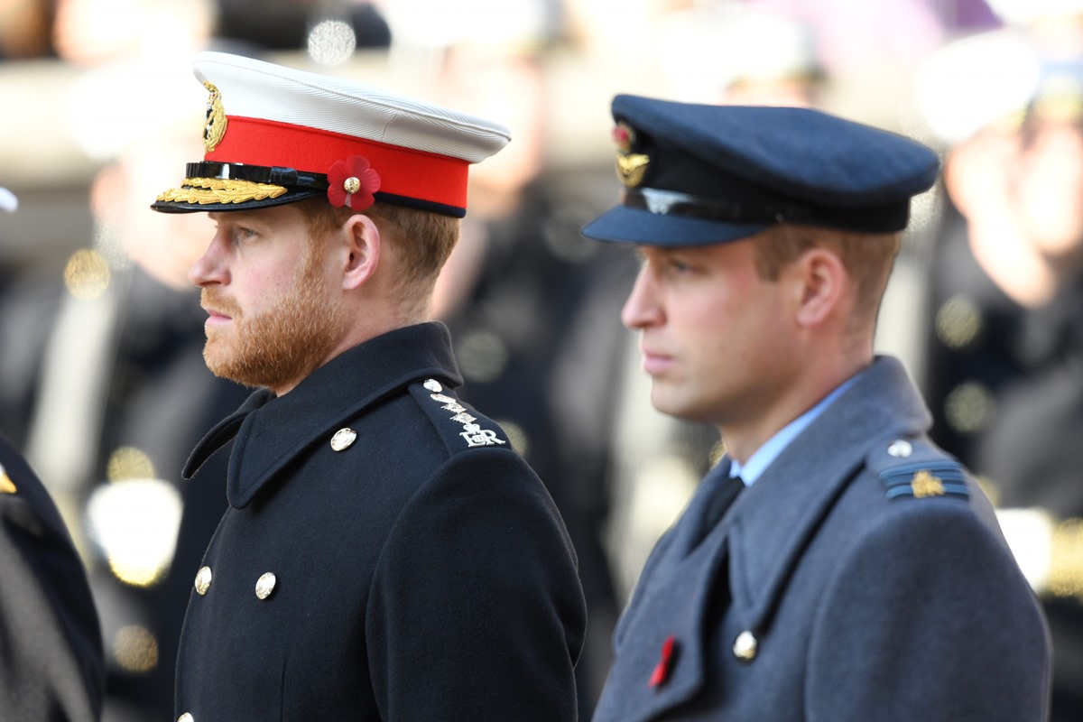 Príncipes Harry e William