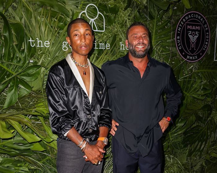 Pharrell Williams e David Grutman 