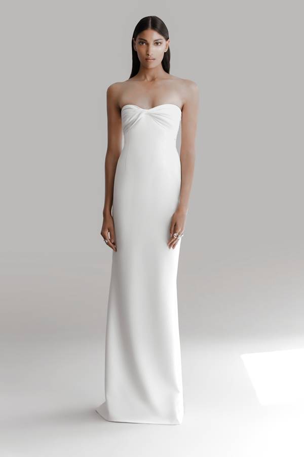 Vestido de noiva da coleção A Love Letter (Bridal 2022), da marca Prabal Gurung