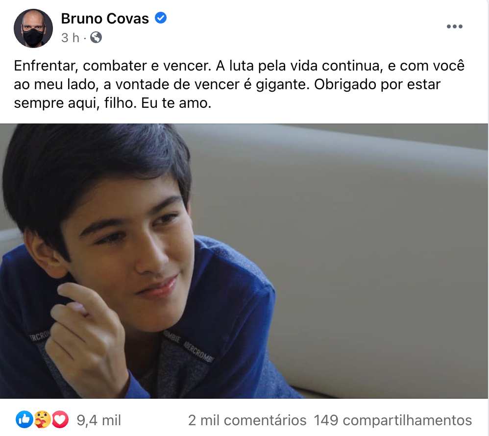 post de bruno covas