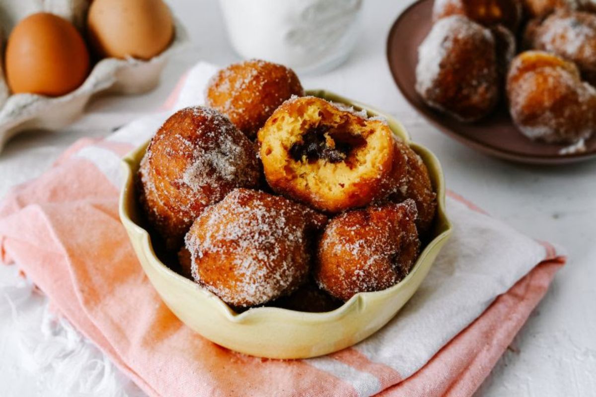 bolinho de chuva de abóbora