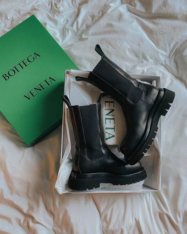 Botas Lug, da Bottega Veneta