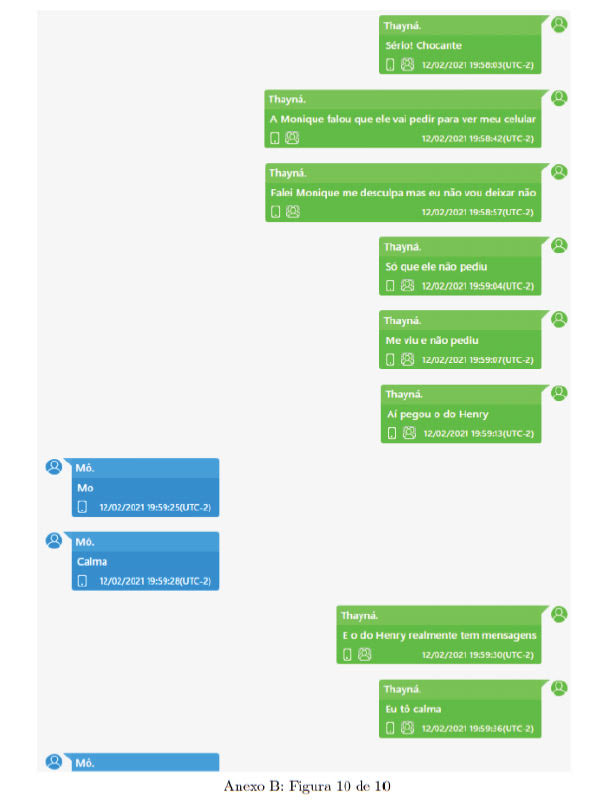 Conversas da babá de Henry com o noivo