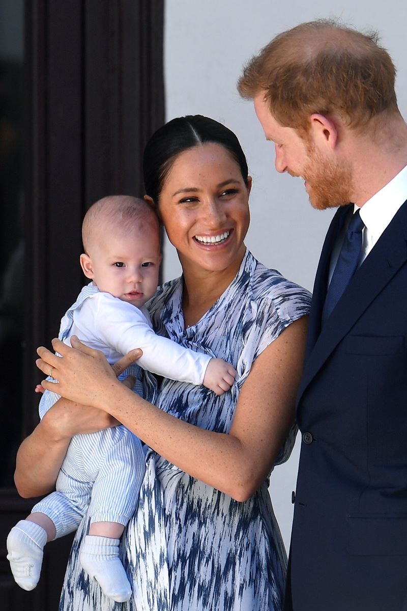 Meghan Markle, príncipe Harry e Archie