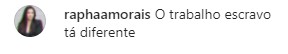 Internauta critica Virgínia