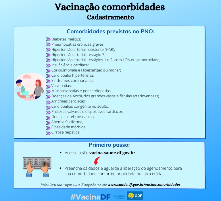 Comorbidades vacina covid