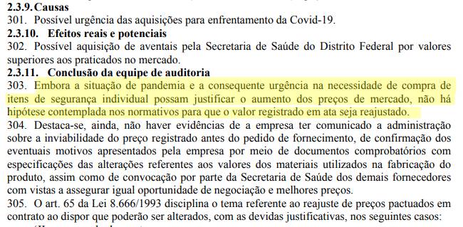 TCU aponta irregularidades na compra de EPIS pelo GDF