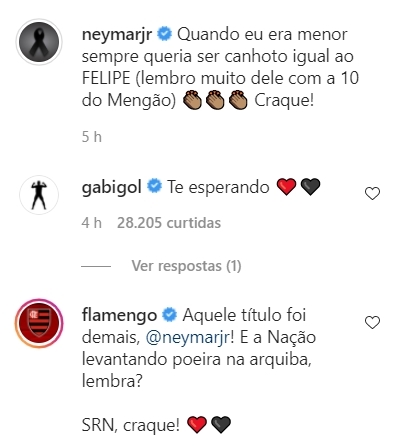 Neymar Gabigol e Fla