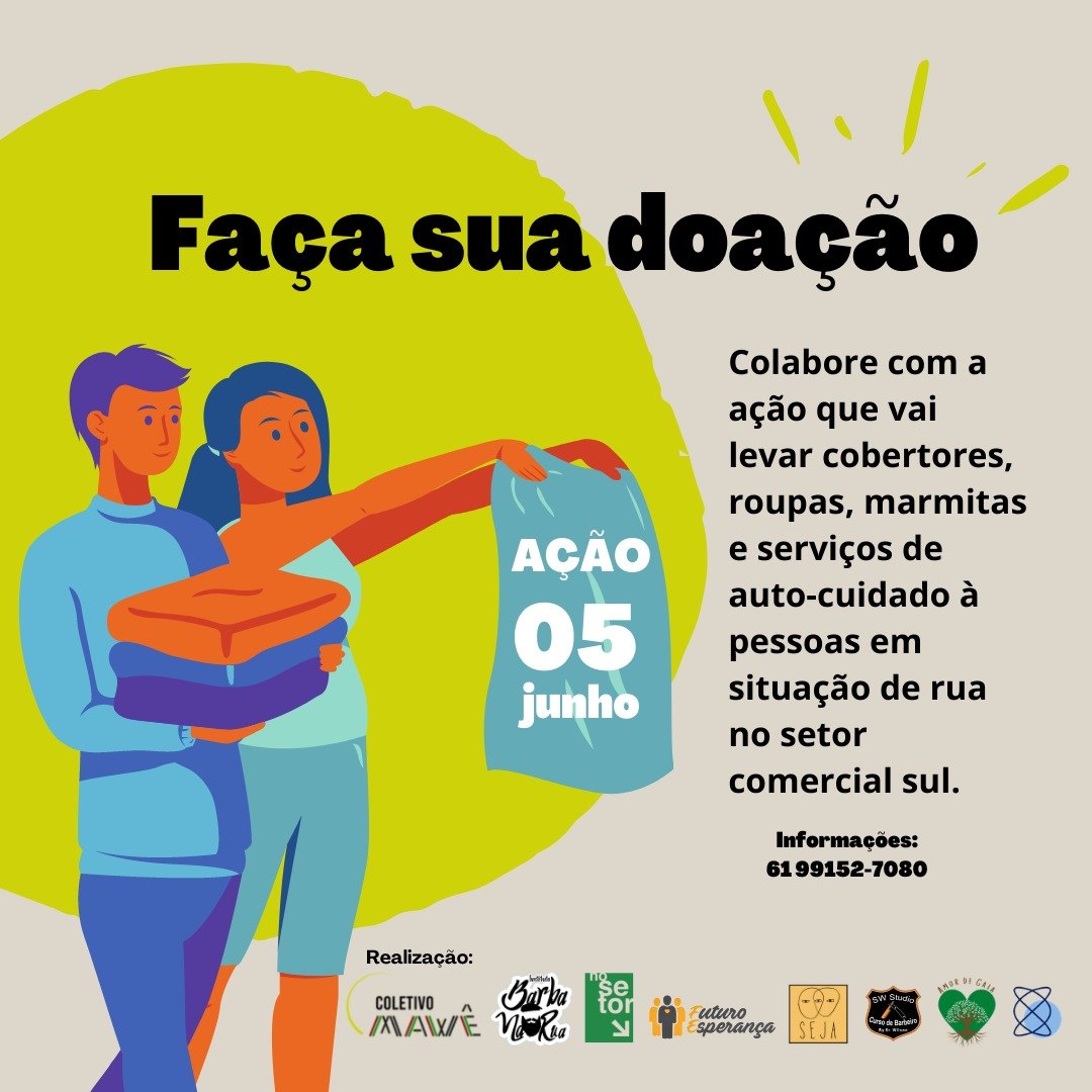 Arte sobre ação social no SCS