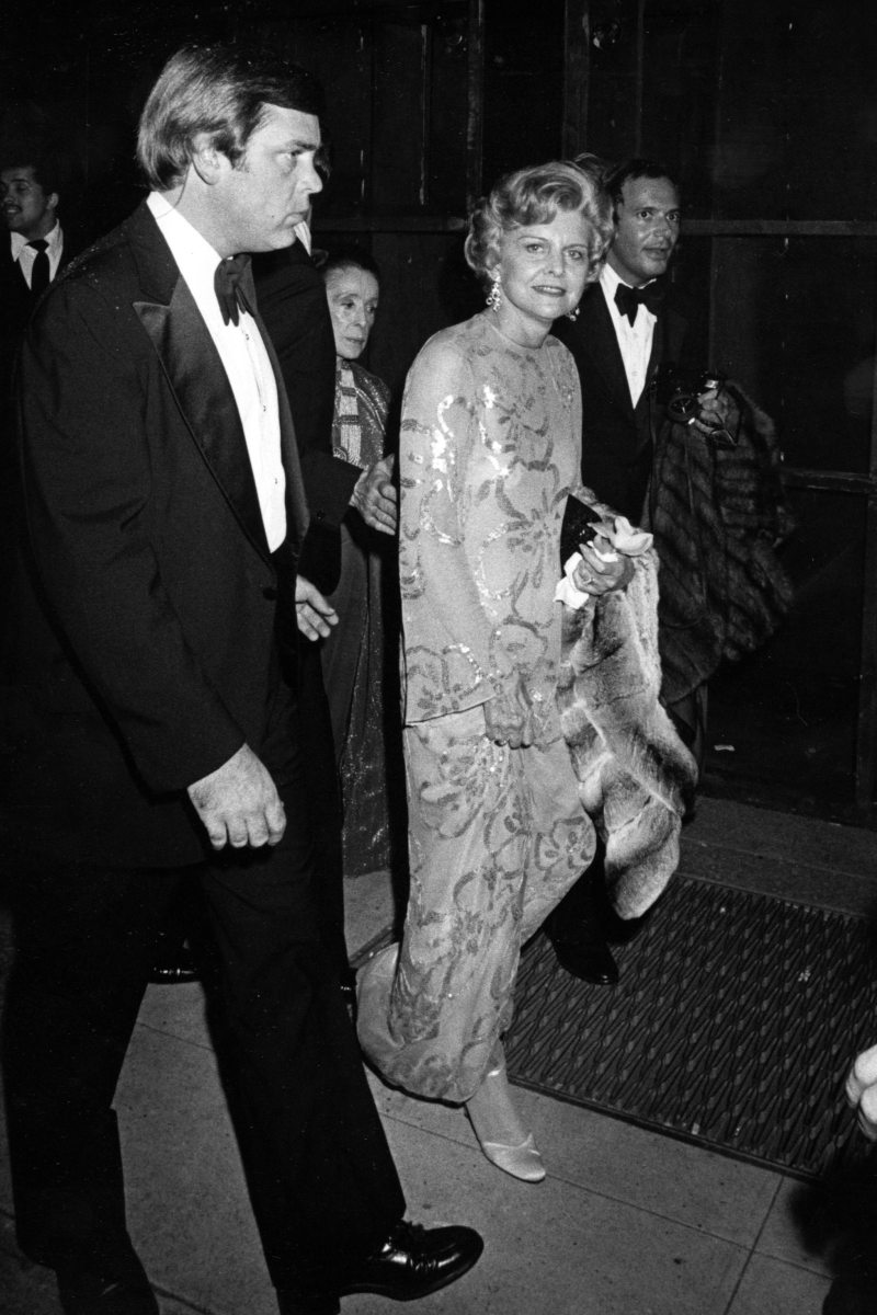 Betty Ford e Martha Graham no Studio 54, em Nova York