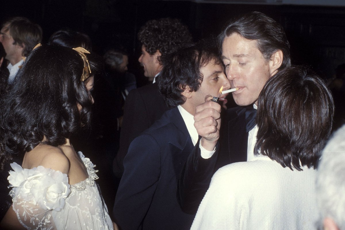 Bianca Jagger, Steve Rubell, Halston e Liza Minnelli no Studio 54