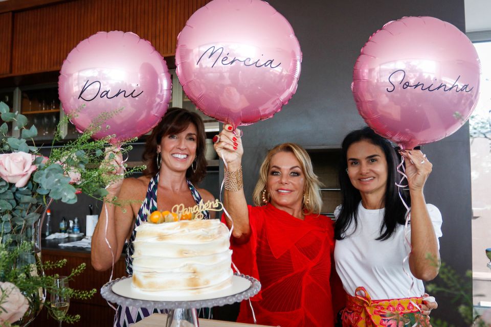 08/06/2021. Brasília-DF. Aniversário Sonia Lim, Mércia Crema e Daniela Kniggendorf. Fotos: Arthur Menescal/Especial Metrópoles