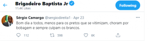 Comandante da Aeronáutica no Twitter