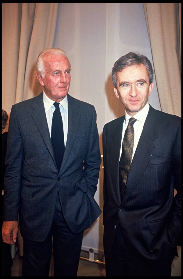 Hubert de Givenchy e Bernard Arnault