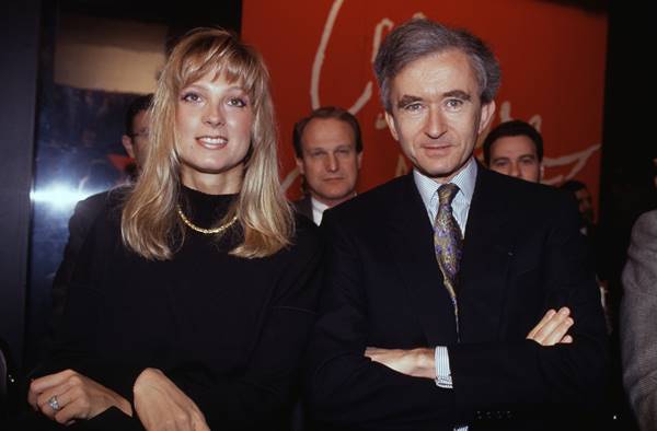 Hélène Mercier e Bernard Arnault 