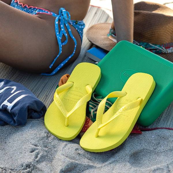 Havaianas na praia