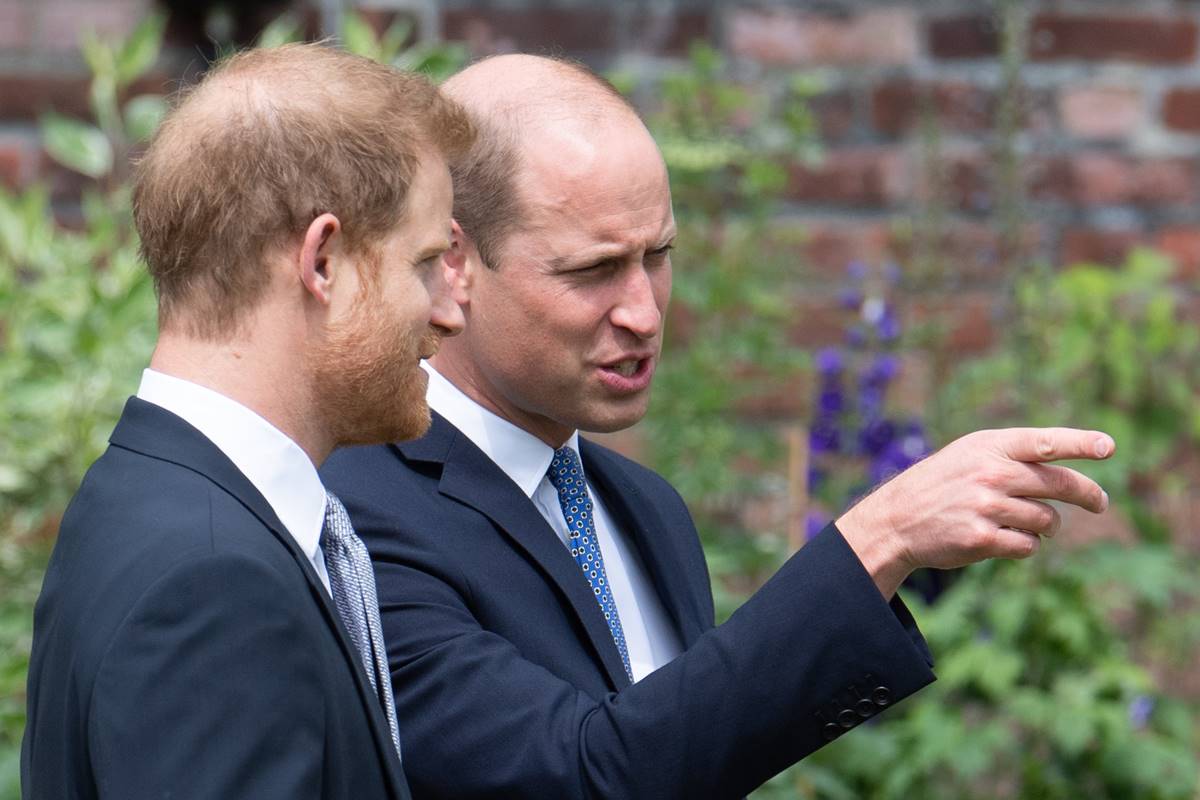 Príncipes Harry e William