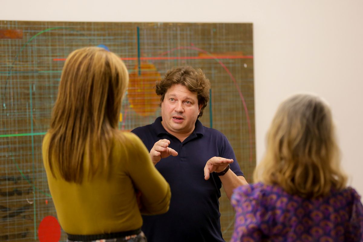 Abertura da exposição Os Meios Dias, de José Bechara, na galeria Casa Albuquerque - Foto: Gustavo Moreno/Especial Metrópoles