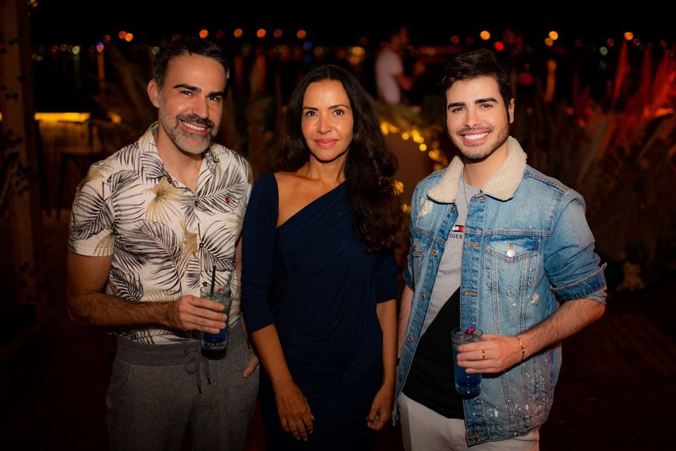 Thiago Malva, Claudia Meireles e Daniel Abem