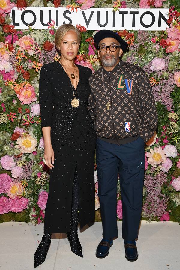 Tonya Lewis Lee e Spike Lee, de Louis Vuitton