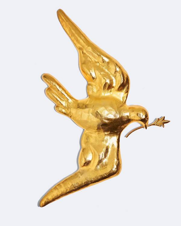 Broche de pomba da paz, da Schiaparelli