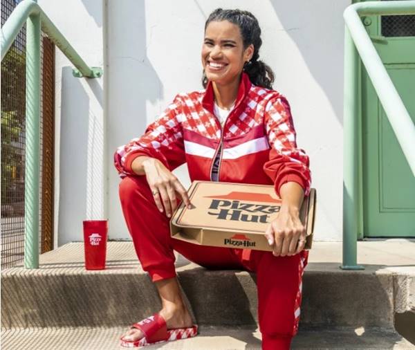 Peças da coleção Pizza Hut Tastewear